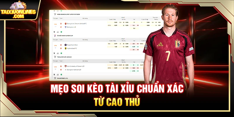 Mẹo Soi Kèo Tài Xỉu Chuẩn Xác Từ Cao Thủ Cá Cược