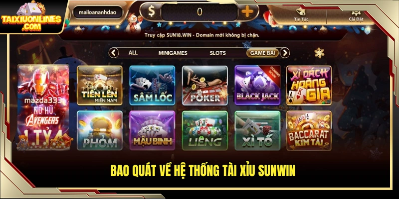 Giới thiệu hệ thống tài xỉu đang vận hành tại Sunwin 